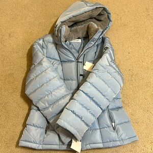 Calvin Klein Women’s Faux Fur Lined Hooded Puffer Coat